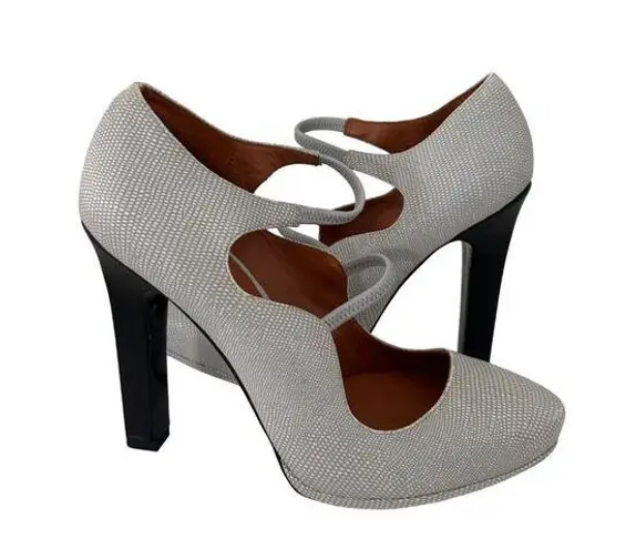 & Other Stories & OTHER STORIES Gray Oxford Mary Jane Heels Size 39/9