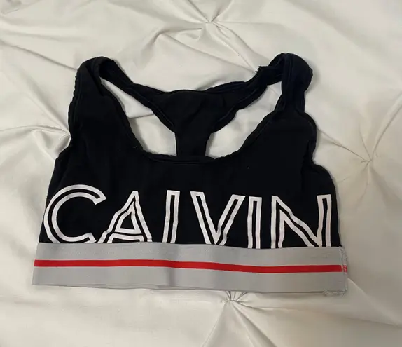 Calvin Klein Black Sports Bra