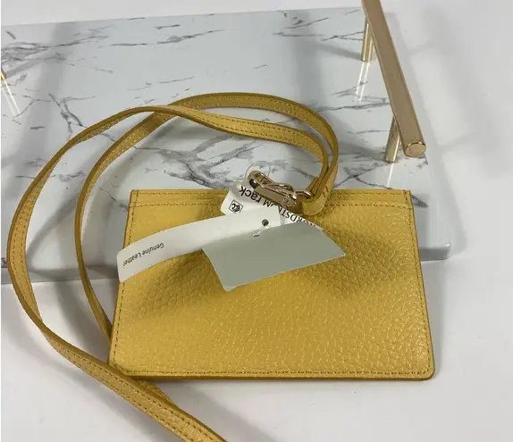 14th & Union 4/$25 NWT Lanyard Wallet Bag Yellow