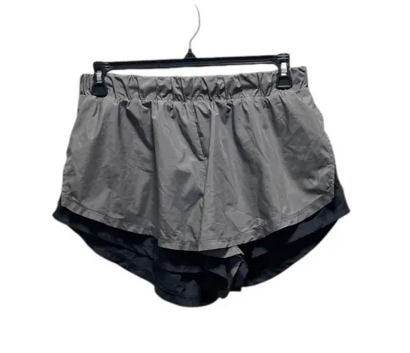 Free People Movement Run For It Shorts Gray Size L Workout Gym Running Athletic