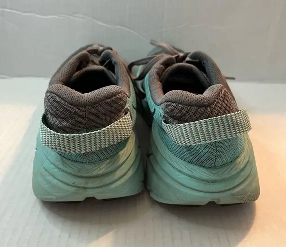 Hoka One One Rincon Women’s Charcoal Gray, Aqua Sky Trainer Sz 8.5 Used See Dsx