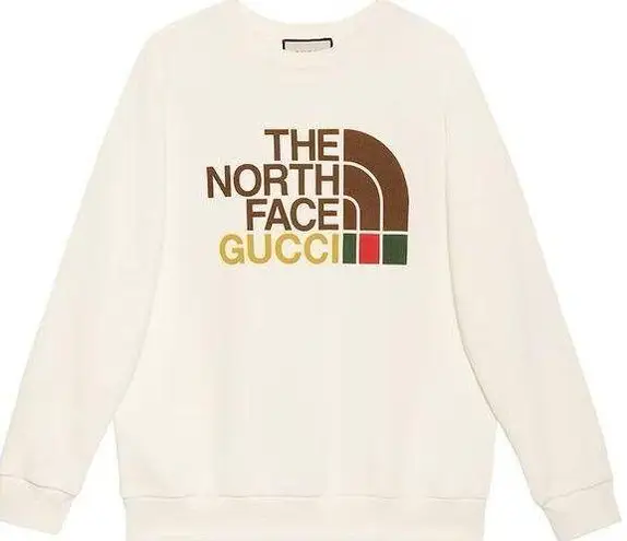 Gucci  x The North Face Womens Cotton Oversized Sweatshirt size M