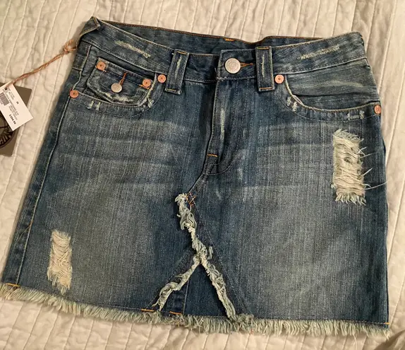 True Religion Denim Mini Skirt