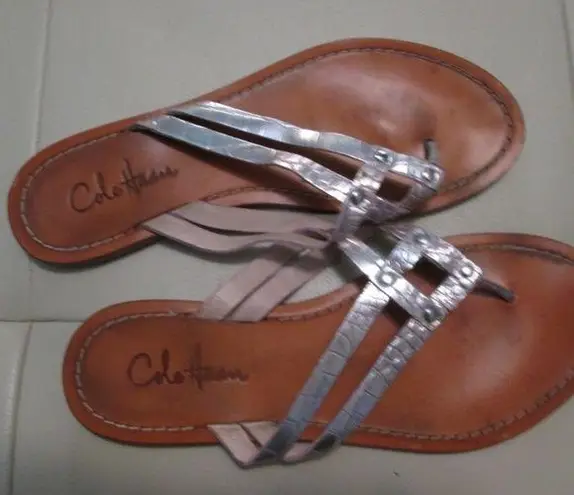 Cole Haan  Metallic Sandals - Size 8