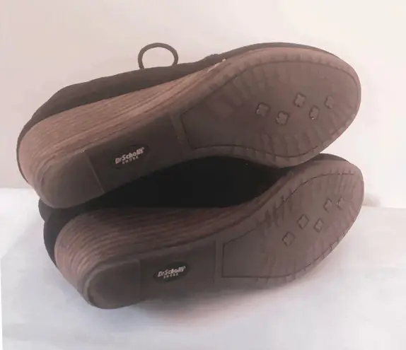 Dr.Scholl’s Dakota Black Faux Suede Ankle Booties