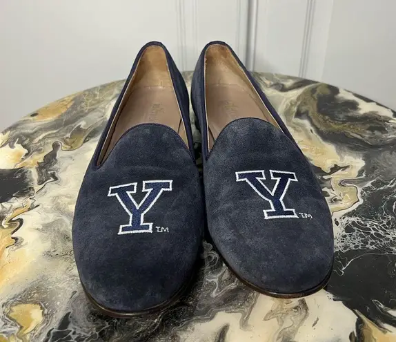 JP Crickets Yale University Blue Suede Loafer Size 8