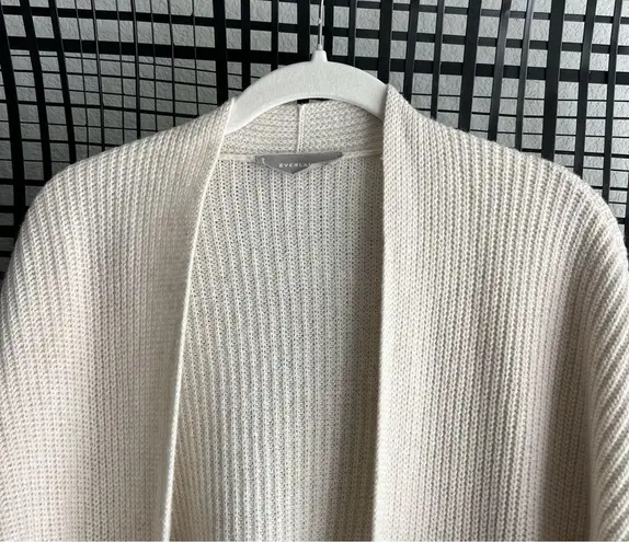 Everlane open cardigan