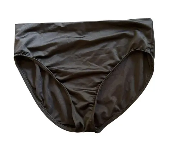 MiracleSuit Basic Pant Swim Bottom High Waisted Black Sz 16 Slimming Stretch