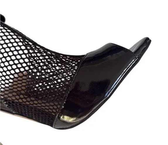 Isola EUC  Leather Bevin Mesh Heels Black Patent Size 7.5 - Image 5