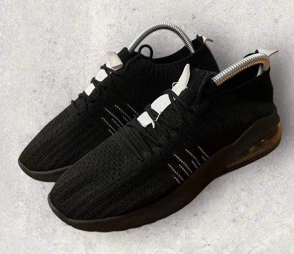 Taxi Brand Women’s Size 9 Black Mesh Lace Up Athletic Sneakers Casual