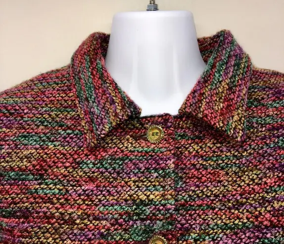 Draper's & Damon's Multi Colored Earth Tones Nubby Jacket/Blazer NWT