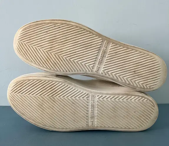 P448 Thea Python Roccia White Leather Platform Sneakers