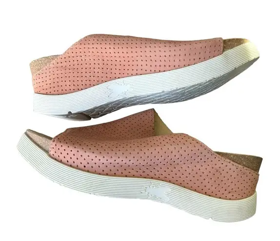 Fly London - NWOB Whin 176 Fly Slide Wedge Sandal in Rose Sz 40