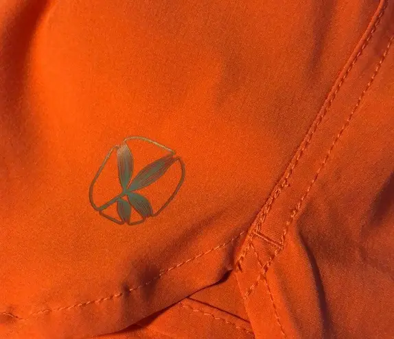 Carve Designs Bali Shorts XL Pull-On Drawstring Orange Athleisure Sporty Yoga