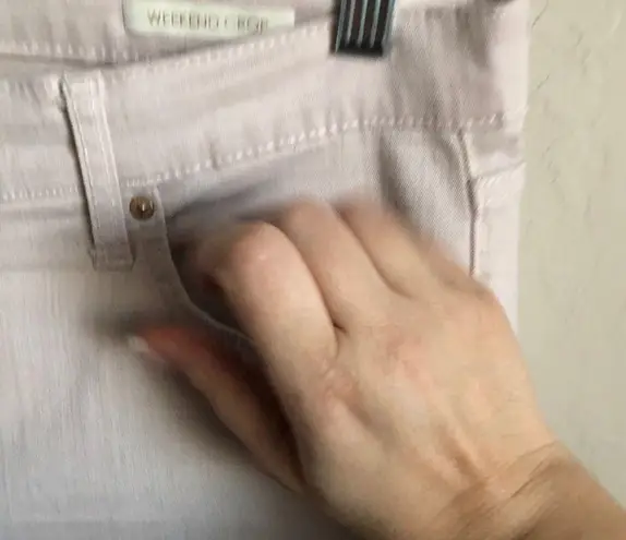 Vintage America Blush Pink Weekend Crop Jeans Size 32