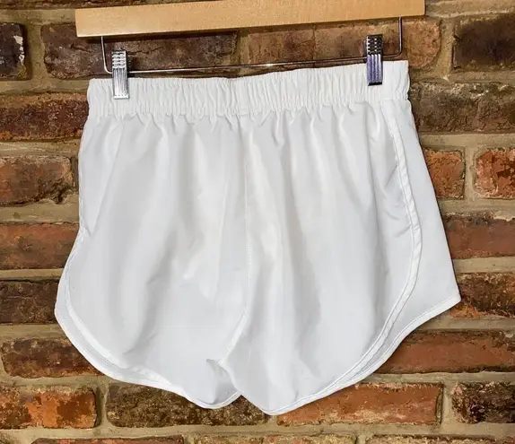 Nike  Ridgefield Swim & Dive White Tempo Athletic Shorts Women's Size Small