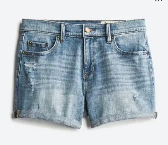 Cosmic Blue Love Jodie Distressed Jean Shorts