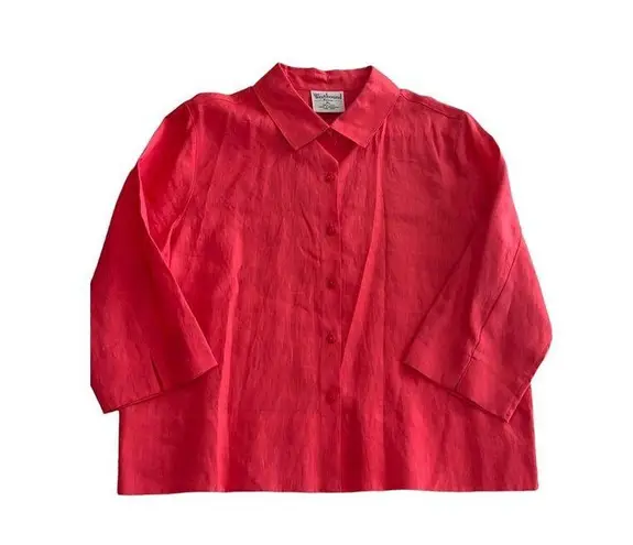 Westbound  Linen blouse Shirt size PL