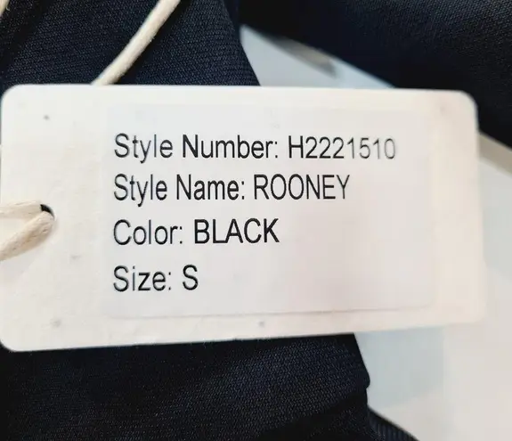 Saylor Rooney Mini Skort Romper in Black Small