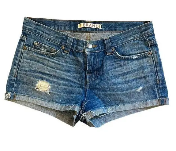 J Brand  Denim Shorts Light Distressed "Mako"