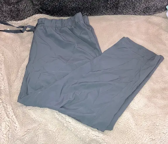 Under Armour  Black Elastic Waistband Drawstring Pants, Large