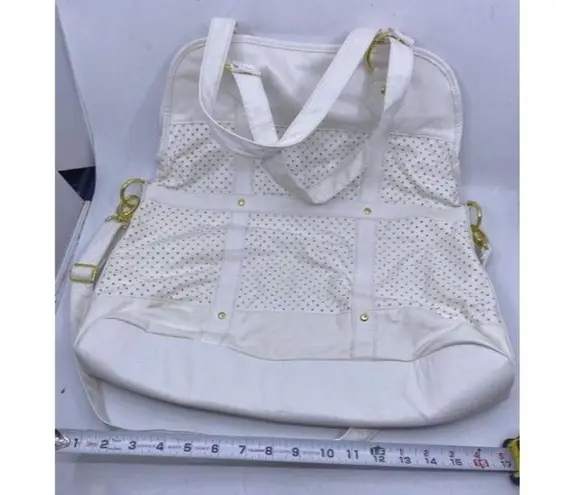 Big Buddha Xxl Super White Faux Leather Cross Body