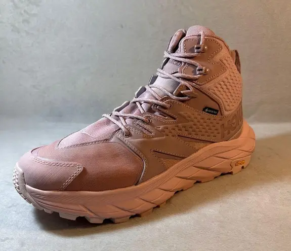 Hoka ANACAPA Mid Gore-Tex Waterproof Hiking Unisex Shoe Boot Peach Sz 13W/ 11.5M