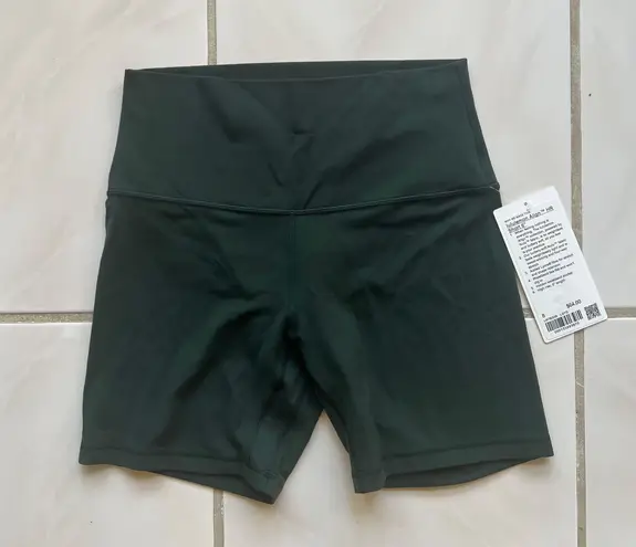 Lululemon Align High Rise Shorts 6” NWT Legacy Green Size 8