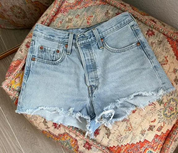 Levi's 501 High-Waisted Denim Shorts