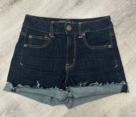 American Eagle  super stretch jean shorts size 4