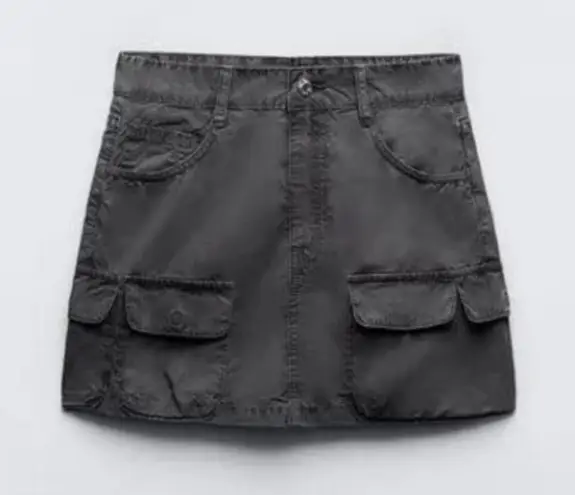 ZARA Cargo Mini Skirt