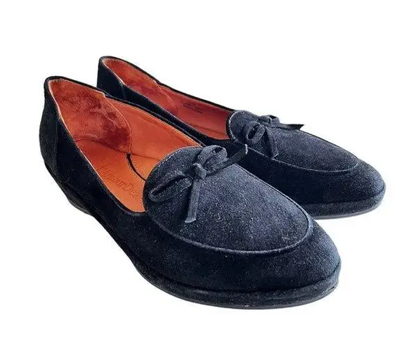 L'Amour Des Pieds Baley Black Kid Suede Shoes size 6 1/2