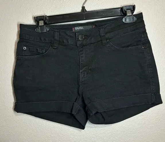 Urban Outfitters  BDG Y2K Shortie black cuffed short shorts women's size 27 - Image 1