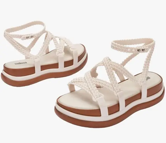 Melissa vegan jelly platform strappy sandals women’s Size 8 comfortable