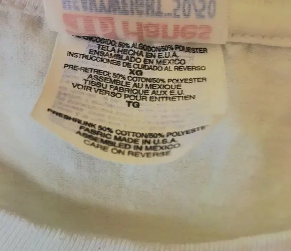 1996 Vintage Jail & Bail March Of Dimes T Shirt 90s White XL Extra Large Solid