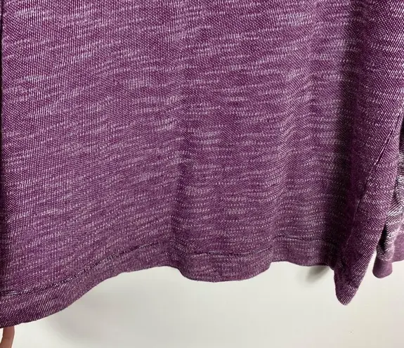 Champion  Two-Tone Purple Knit Crewneck Sweater