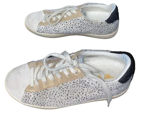 Gola Classics Women's Nova Oasis White Cheetah Sneakers Women's Size 6