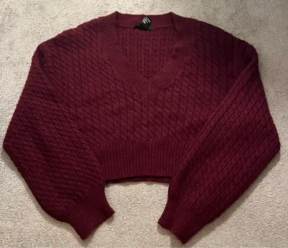 Forever 21 Cropped Sweater 