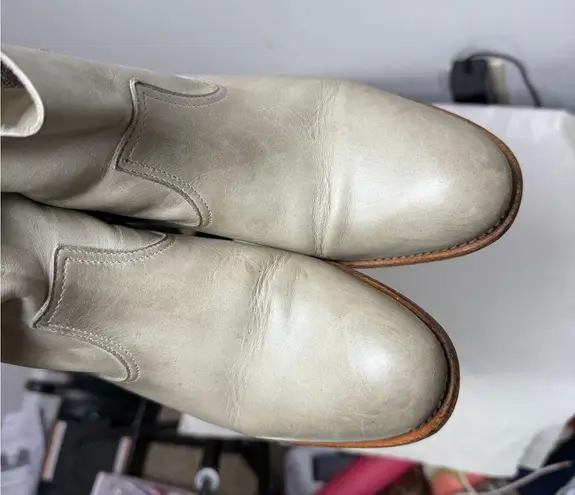 N.D.C Hand Made Spain Sunday Braid Boots Slip On Tan EU 37.5 US 6.5 Western