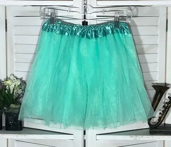 Aqua Green Lace Tutu Skirt Size Small Medium