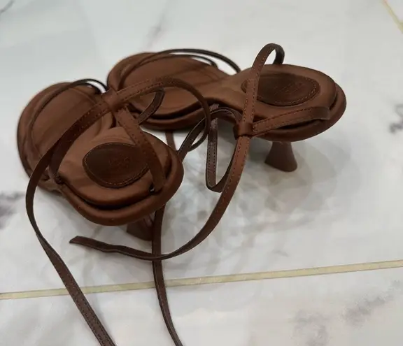 ZARA Brown Kitten Heels