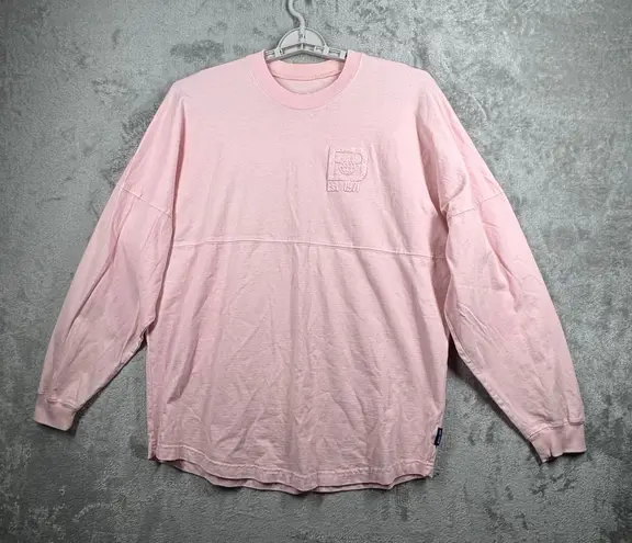 Disney Parks Spirit Jersey M Pink Walt Disney World Oversized Long Sleeve Tee Size M