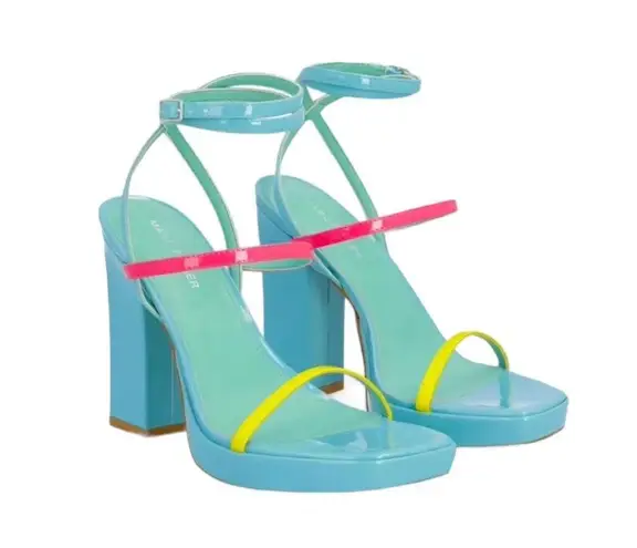 Marc Fisher  Acres Heeled Platform Retro Ankle Wrap Tie Sandal Size 9.5 NWT thumbnail 15