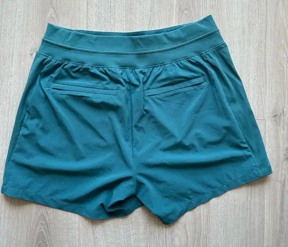 Athleta Teal Athletic Shorts Size Medium
