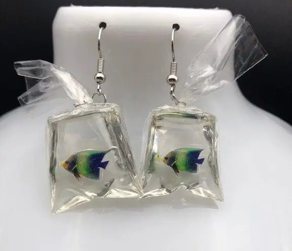 Handmade Tropical Fish Earrings