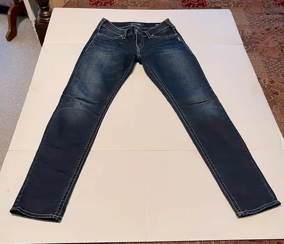 Silver Jeans  Co. Suki Mid Rise Womens Size 28 / 31‎ Blue Dark Wash Denim Jean