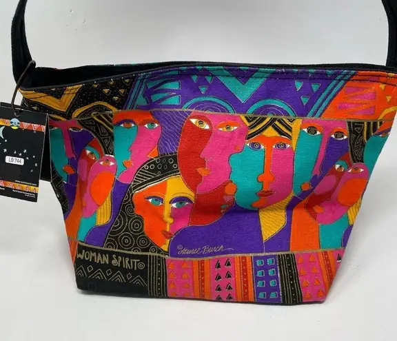 Vintage 90s Y2K Laurel Burch Woman Spirit Beaded Colorful Shoulder Bag Purse new