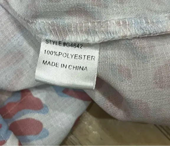 JODIFL boutique Stylish Multicolor Women's Top pink blue size small