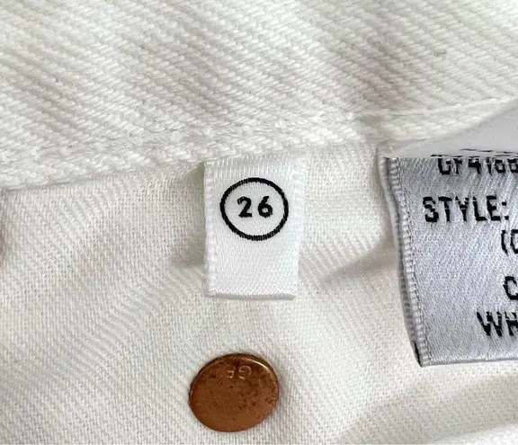 GRLFRND Karolina White Flag High Rise Rigid Denim
Skinny Ankle Jeans Size 26