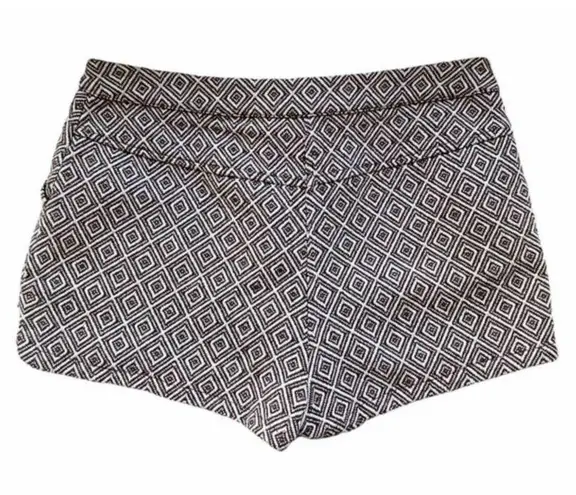 YA Los Angeles Brown & White Woven Short Shorts ~ Women's Size LARGE